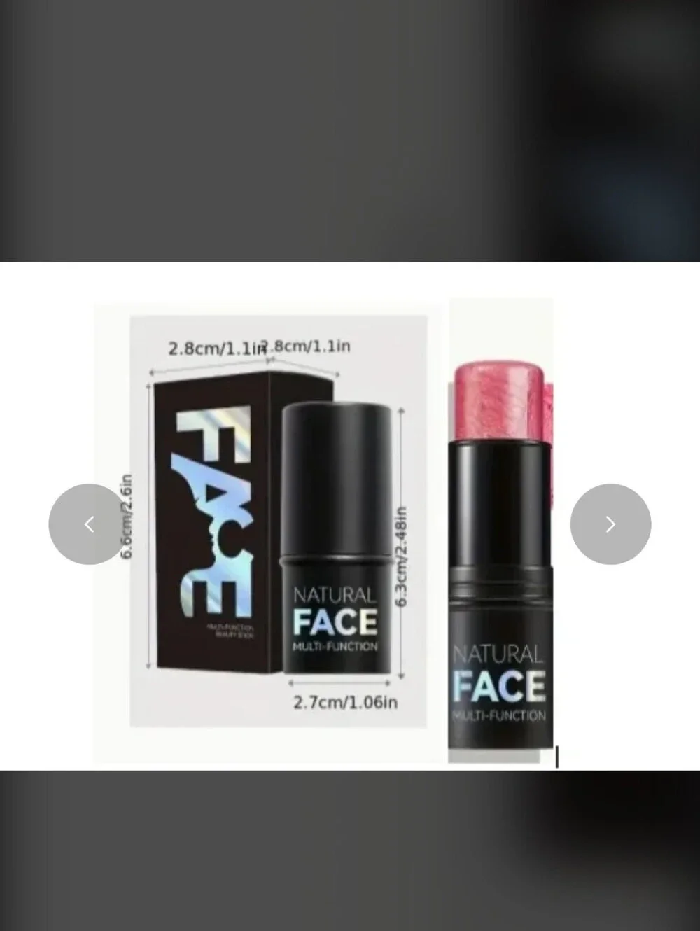 Natural Face Multi-Function Cream Stick - Pink